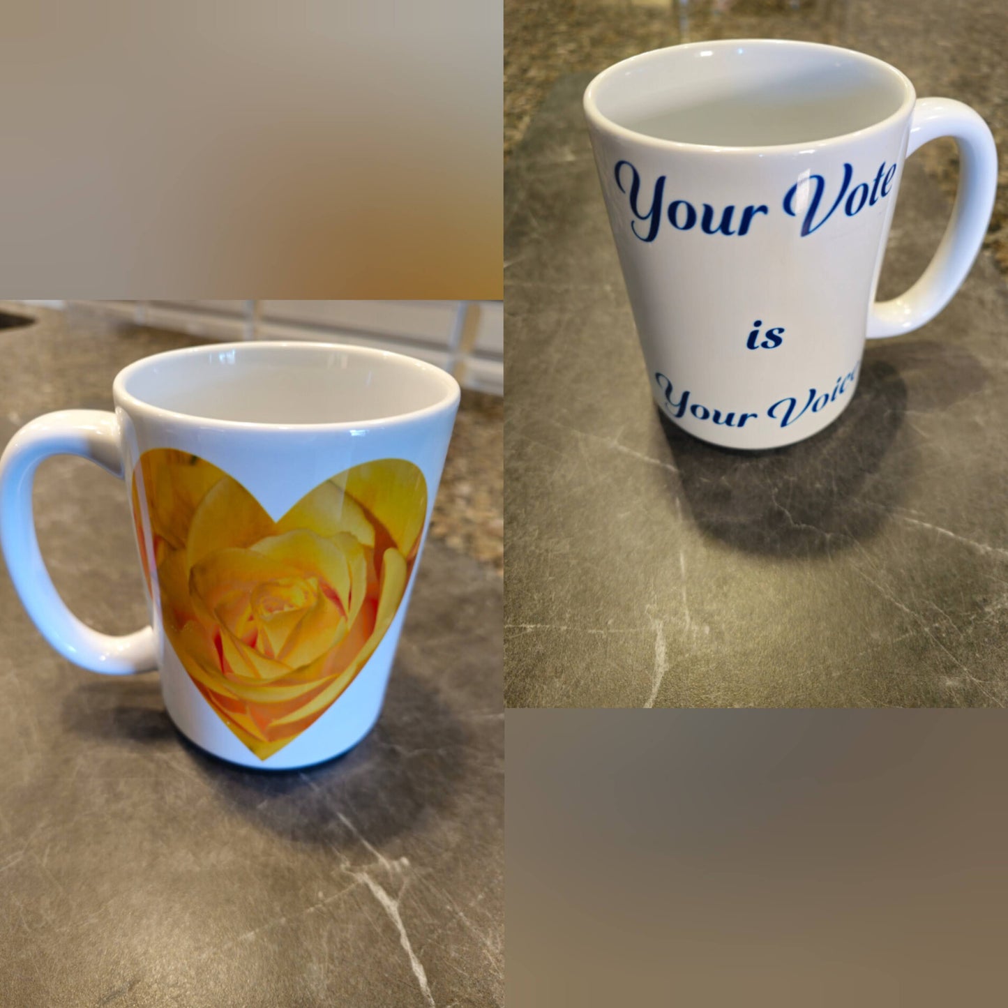 Your Vote is Your Voice - Blue and Gold