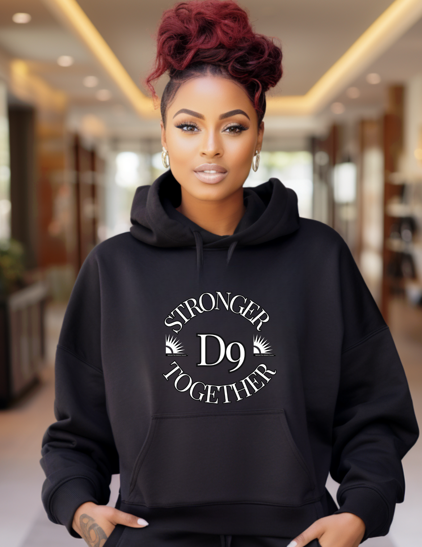 Stronger Together Black Hoodie Unisex