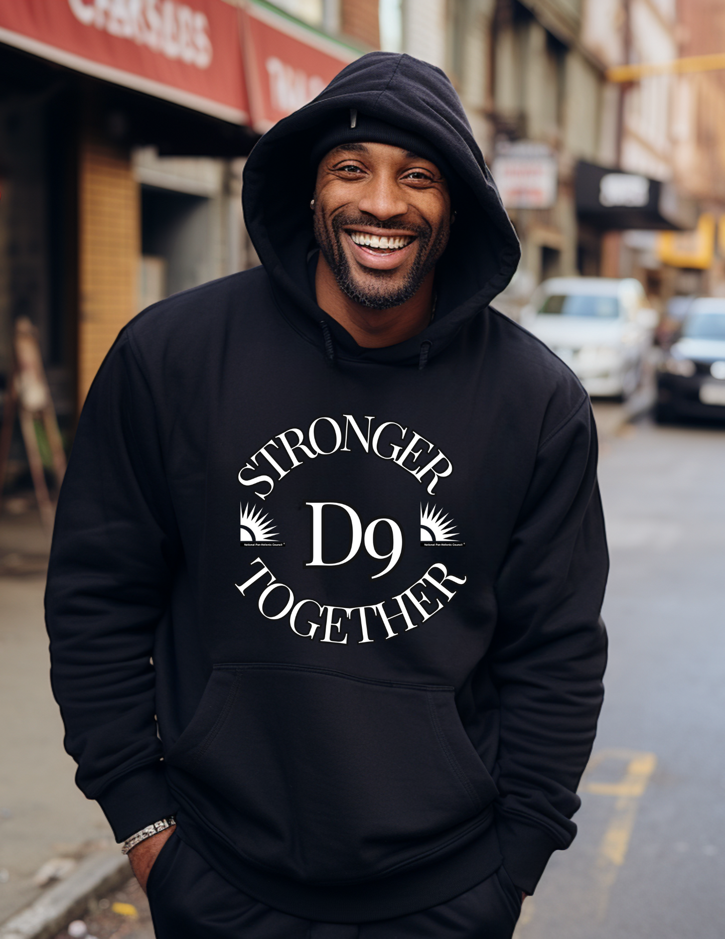 Stronger Together Black Hoodie Unisex