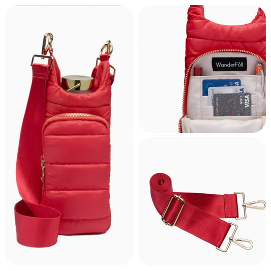 Poppy Red Hydrobag™ with Solid Strap