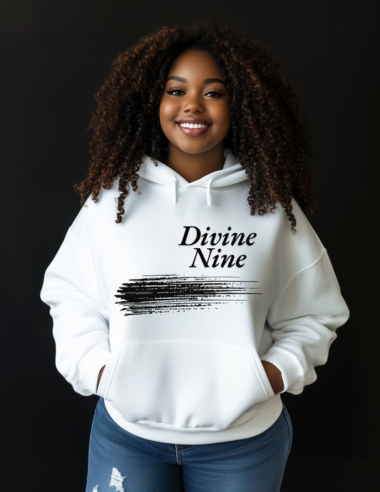 White Divine 9 Hoodie