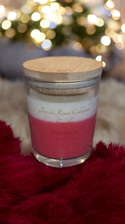 Candy Cane 7 oz Christmas Candle