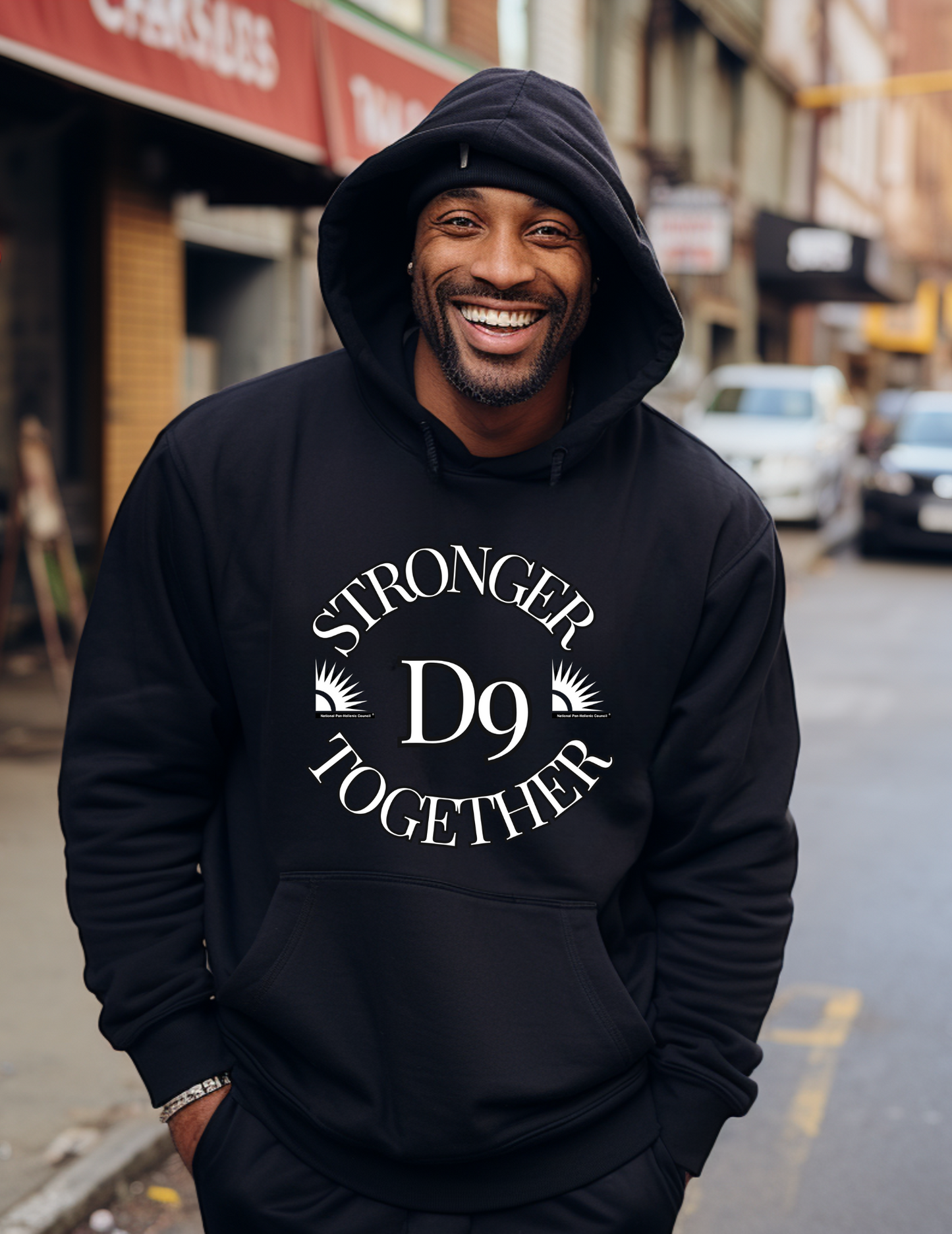 Stronger Together Black Hoodie