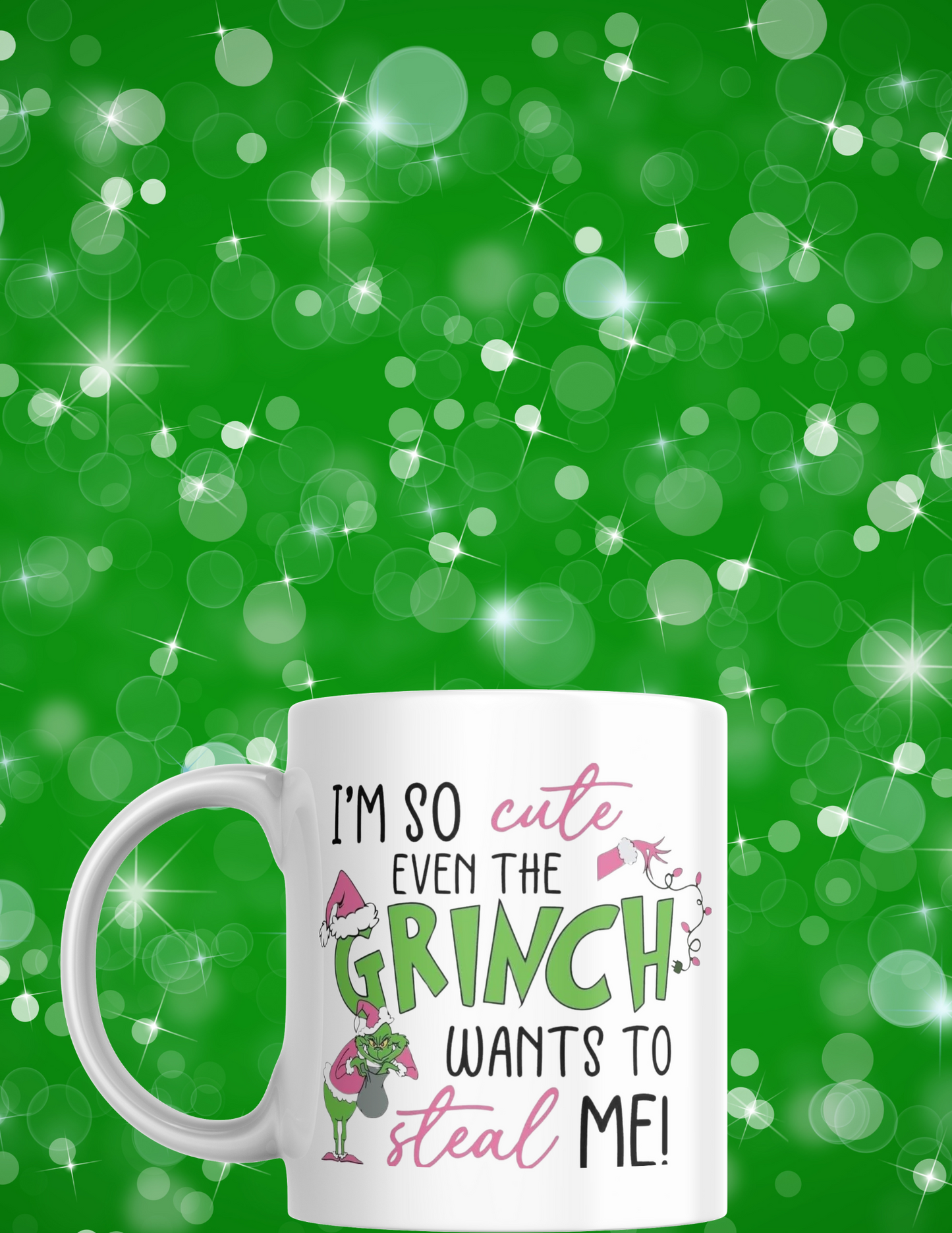 I'm so cute 15 oz Christmas mug