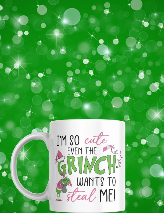 I'm so cute 15 oz Christmas mug